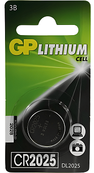 Батарейка  GP Lithium CR2025 FSB1